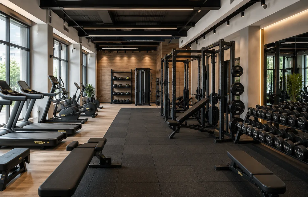Sala de entrenamiento del gimnasio
